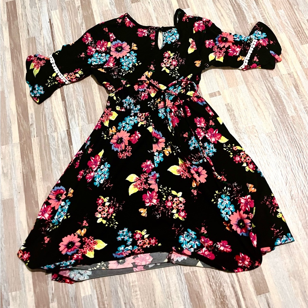 Floral Flowery Cottage Core Dress